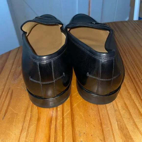 BALLY 1851 BLACK WEMBER CALF LEATHER MENS LOAFER SZ US 13 NWOB $720 BALLY 1851 BLACK WEMBER CALF LEATHER MENS LOAFER SZ US 13  main image 4
